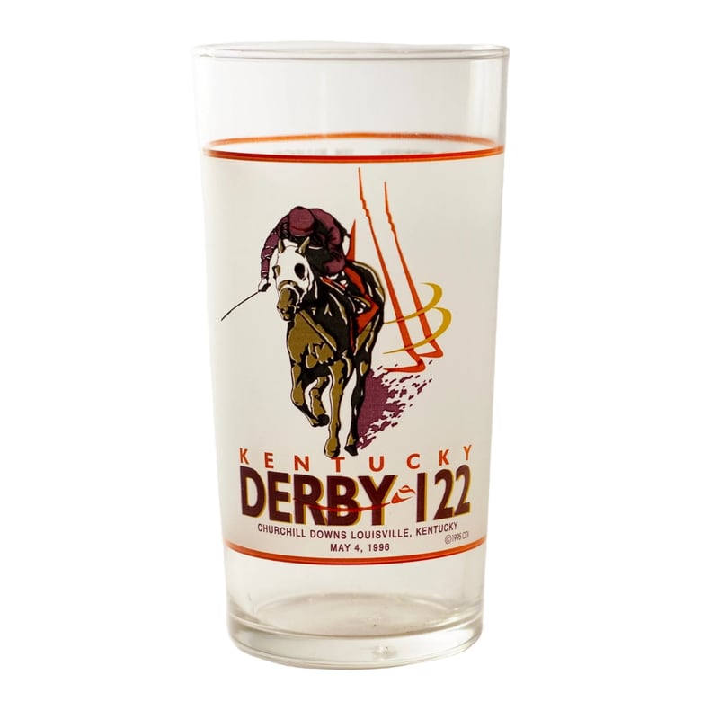 1996 Kentucky Derby glass