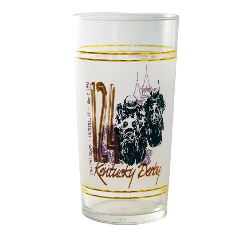 1998 Kentucky Derby glass