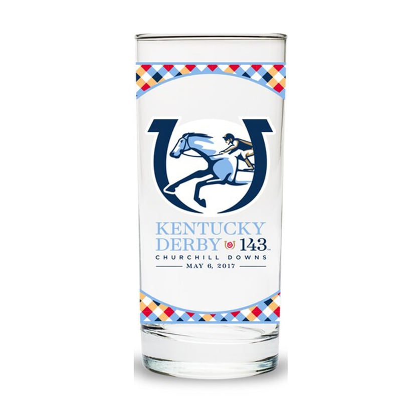 2017 Kentucky Derby glass